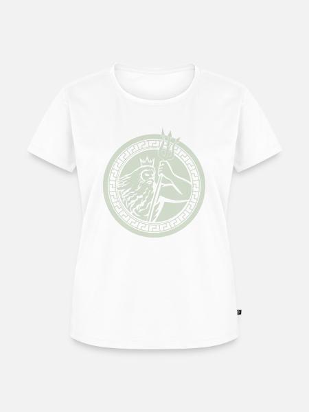poseidon triton - Frauen Premium Bio T-Shirt - Weiß