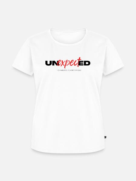 Unexspected change everything - Frauen Premium Bio T-Shirt - Weiß