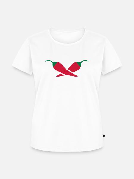 Peperoni - Frauen Premium Bio T-Shirt - Weiß