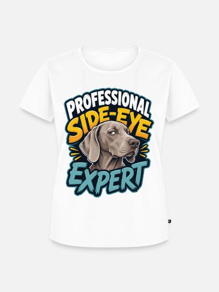 Weimaraner - Frauen Premium Bio T-Shirt - Weiß