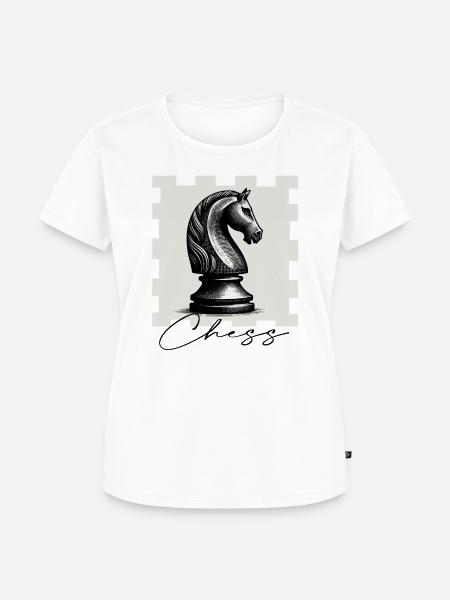 Chess - Frauen Premium Bio T-Shirt - Weiß