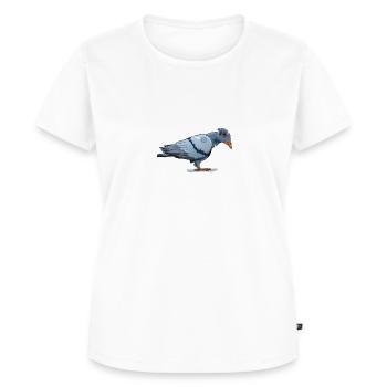 Spionage Vogel für dunkle Shirts - Frauen Premium Bio T-Shirt - Weiß - Vorne - AI Model Female 172 dark (172cm)