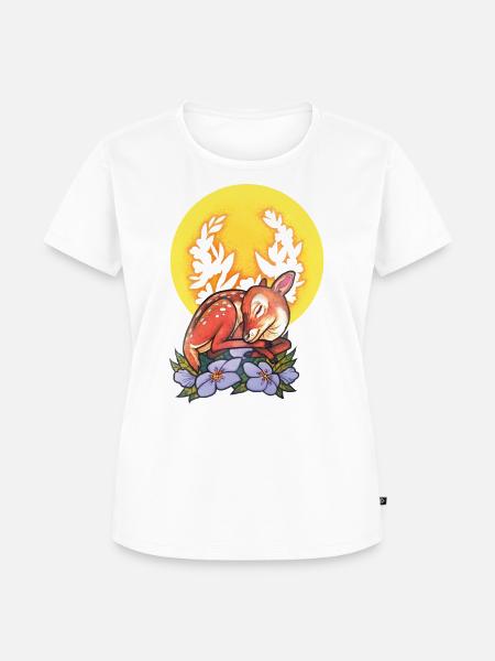 Sleepy fawn - Women's Premium Organic T-shirt - white