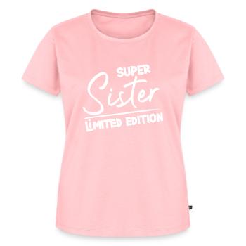Tolle Schwester. - Frauen Premium Bio T-Shirt - Rosa - Vorne - AI Model Female 172 dark (172cm)