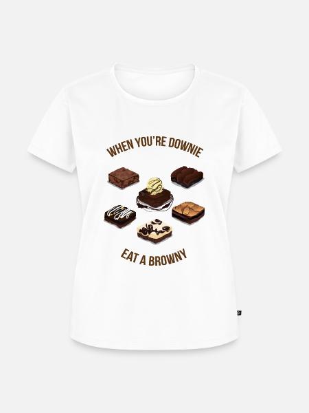 Brownie - Frauen Premium Bio T-Shirt - Weiß