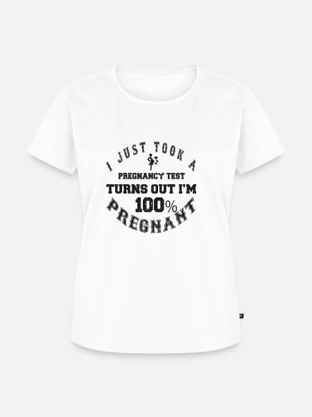 Schwangerschaft Lustig - Frauen Premium Bio T-Shirt -