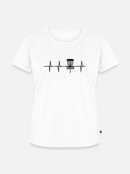 discgolf - Frauen Premium Bio T-Shirt - Weiß