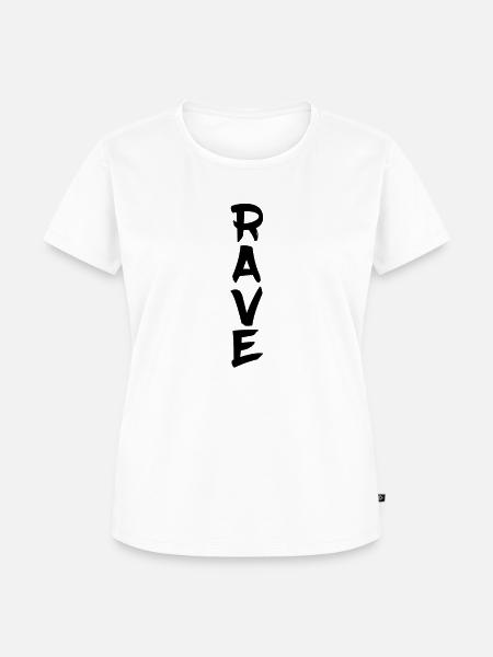 Rave - Frauen Premium Bio T-Shirt - Weiß