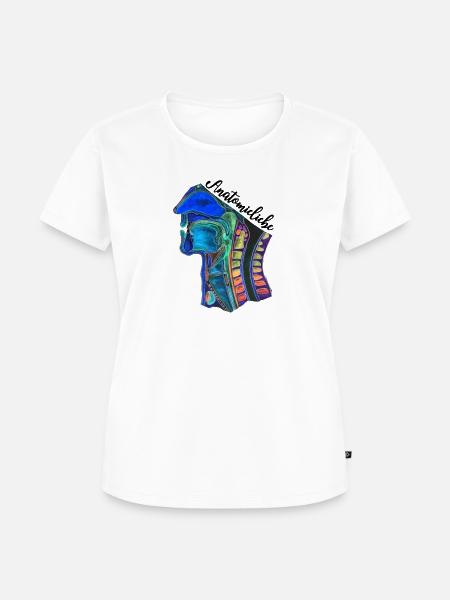 Anatomieliebe - Frauen Premium Bio T-Shirt - Weiß