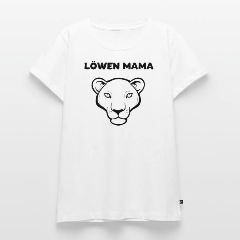 Löwen Mama, Mutter, Muttertagsgeschenk, Muttertag Frauen Premium Bio T-Shirt