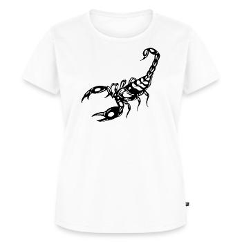 SCORPION - Women's Premium Organic T-shirt - white - Front - AI Model Female 172 dark (172cm)