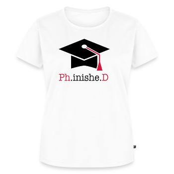 Doktortitel - Frauen Premium Bio T-Shirt - Weiß - Vorne - AI Model Female 172 dark (172cm)