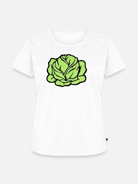 Kohlkohlgemüse 403 - Frauen Premium Bio T-Shirt - Weiß