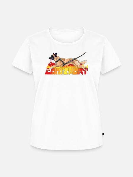 Mechelen canisport - Frauen Premium Bio T-Shirt - Weiß
