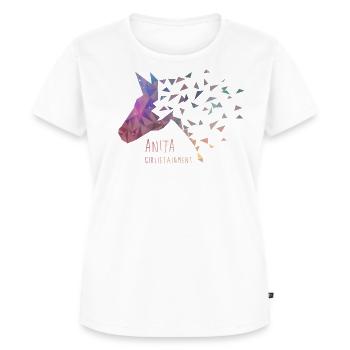 Anita Girlie Intertainment Galaxy - T-shirt Premium bio Femme - blanc - Devant - AI Model Female 172 dark (172cm)