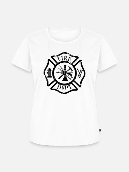 Feuer - Frauen Premium Bio T-Shirt - Weiß