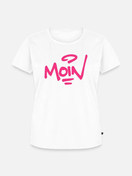 Moin - Frauen Premium Bio T-Shirt - Weiß