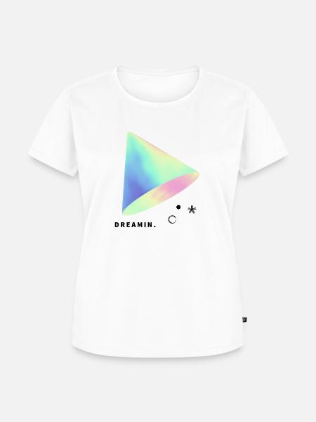 Dreamin. - Frauen Premium Bio T-Shirt - Weiß