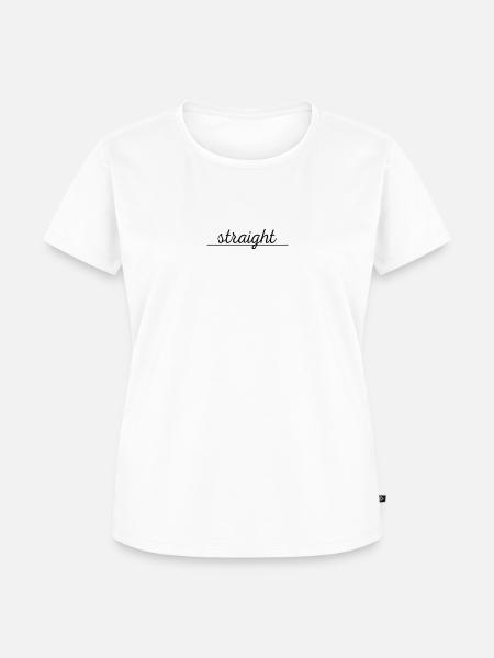 straight - Frauen Premium Bio T-Shirt - Weiß