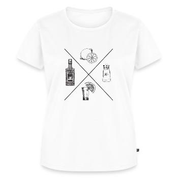 Tequila - DIE Zutatenkombination - Frauen Premium Bio T-Shirt - Weiß - Vorne - AI Model Female 172 dark (172cm)