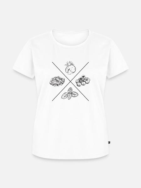 Burrata Love - Frauen Premium Bio T-Shirt - Weiß