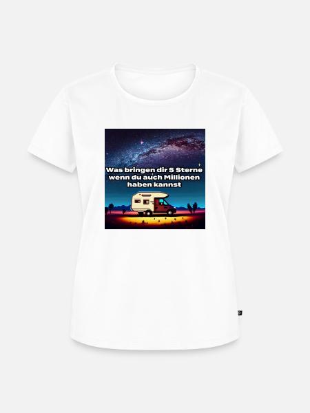 Camper Life - Frauen Premium Bio T-Shirt - Weiß