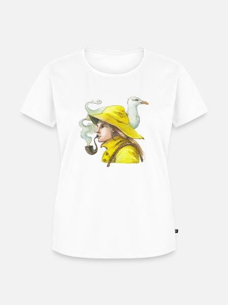 Salty - Frauen Premium Bio T-Shirt - Weiß