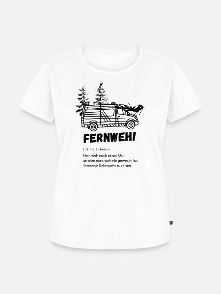 Fernweh - Frauen Premium Bio T-Shirt - Weiß