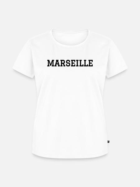 Marseille - Frauen Premium Bio T-Shirt - Weiß
