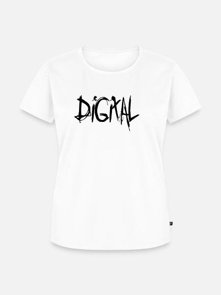 Digital - Frauen Premium Bio T-Shirt - Weiß