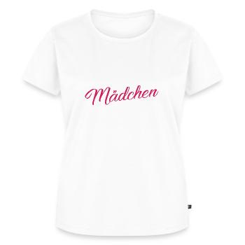 Echte Mädchen Reiten! - Frauen Premium Bio T-Shirt - Weiß - Vorne - AI Model Female 172 dark (172cm)