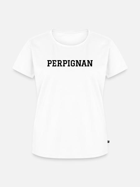 Perpignan - Frauen Premium Bio T-Shirt - Weiß