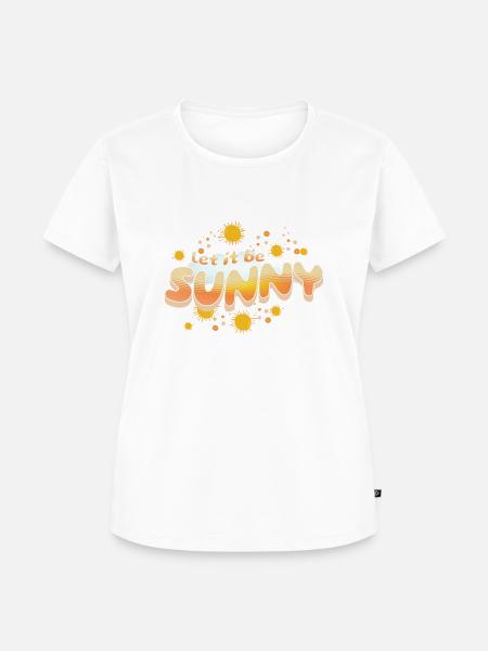 lass es sonnig sein, Sonnenstrahlen - Frauen Premium Bio T-Shirt -