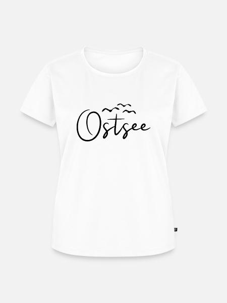 Ostsee Möwen - Frauen Premium Bio T-Shirt - Weiß