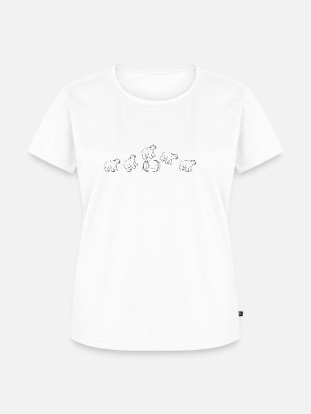 polar bear - Frauen Premium Bio T-Shirt - Weiß