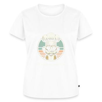 Herdmännchen - Frauen Premium Bio T-Shirt - Weiß - Vorne - AI Model Female 172 dark (172cm)