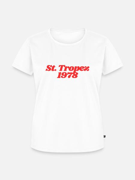 St Tropez 1978 - Frauen Premium Bio T-Shirt - Weiß