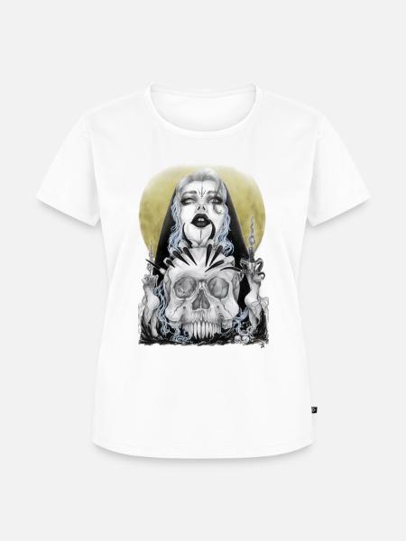Nachtrituale - Frauen Premium Bio T-Shirt - Weiß