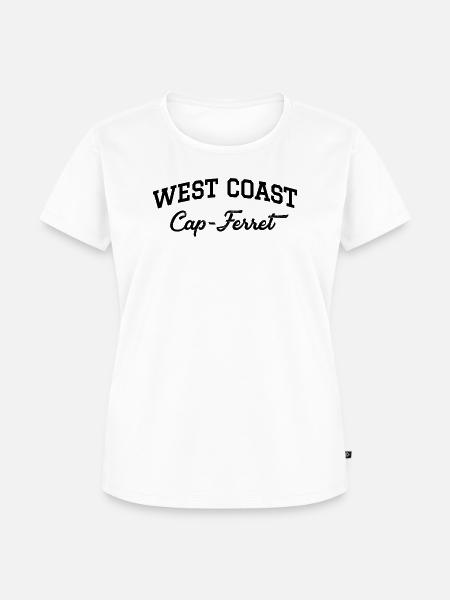WESTKÜSTE Cap Frettchen - Frauen Premium Bio T-Shirt - Weiß