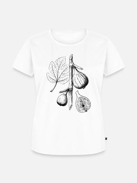 Feige-v10 [Konvertiert] - Frauen Premium Bio T-Shirt - Weiß