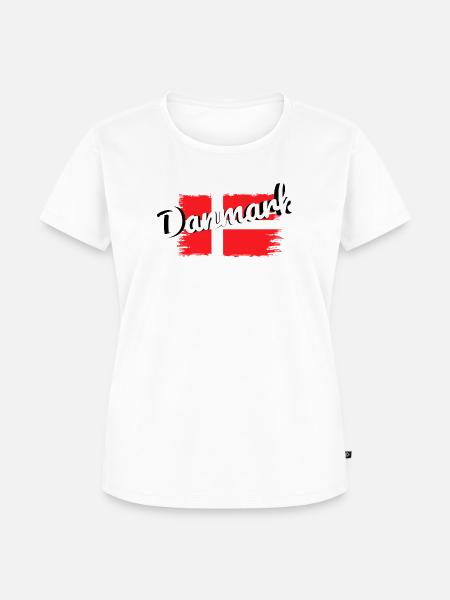 Dänemark Fernweh Danmark - Frauen Premium Bio T-Shirt - Weiß