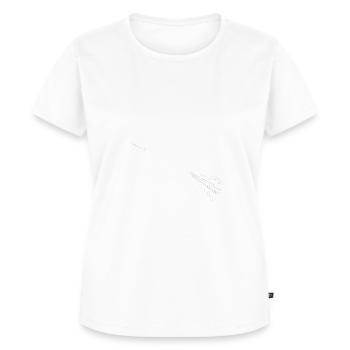 bock auf dart weiss - Frauen Premium Bio T-Shirt - Weiß - Vorne - AI Model Female 172 dark (172cm)