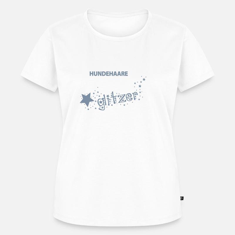 Aussie Glitzer - Frauen Premium Bio T-Shirt - Weiß