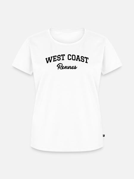 WESTKÜSTE Rennes - Frauen Premium Bio T-Shirt - Weiß