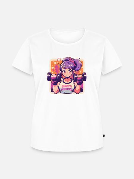 Super Pumped - Frauen Premium Bio T-Shirt - Weiß