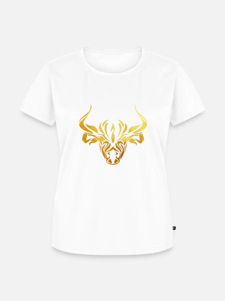 Sternzeichen Stier - Frauen Premium Bio T-Shirt - Weiß