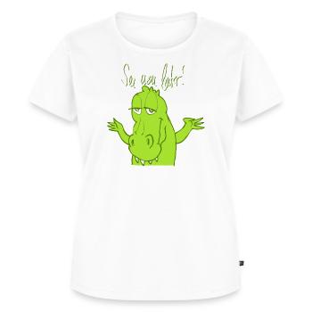 see you later! - Frauen Premium Bio T-Shirt - Weiß - Vorne - AI Model Female 172 dark (172cm)
