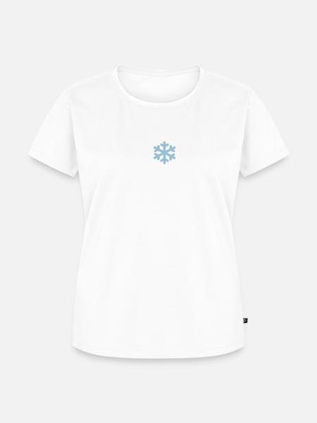 I love Winter - Frauen Premium Bio T-Shirt - Weiß