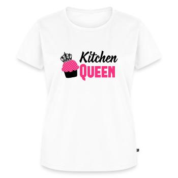 Kitchen Queen - Frauen Premium Bio T-Shirt - Weiß - Vorne - AI Model Female 172 dark (172cm)