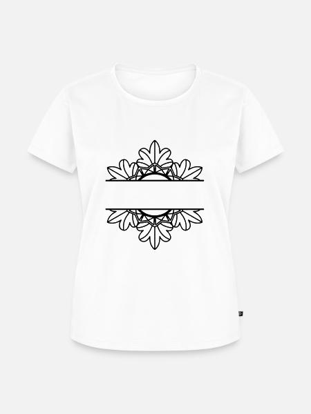 Mandala - Frauen Premium Bio T-Shirt - Weiß